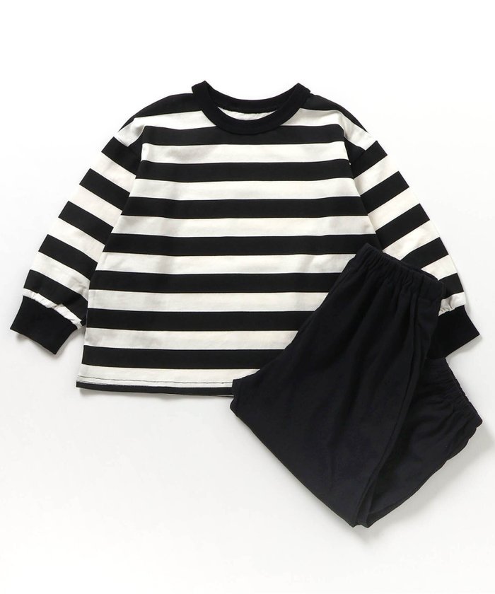 【エフオー オンラインストア/F.O.Online Store / KIDS】のWEB限定 バラエティーパジャマ インテリア・キッズ・メンズ・レディースファッション・服の通販 founy(ファニー) https://founy.com/ ファッション Fashion キッズファッション Fashion for Kids シンプル Simple, Minimal パジャマ Pajamas, Sleepwear プチプライス・低価格 Affordable / Budget Price ボーダー Border, Stripe モチーフ Motif, Design Theme モノトーン Monotone, Black and White 人気 Popular, Best Seller A/W・秋冬 Autumn/Winter 長袖 Long Sleeve, Full Sleeve |ID: prp329100004786278 ipo3291000000034742145