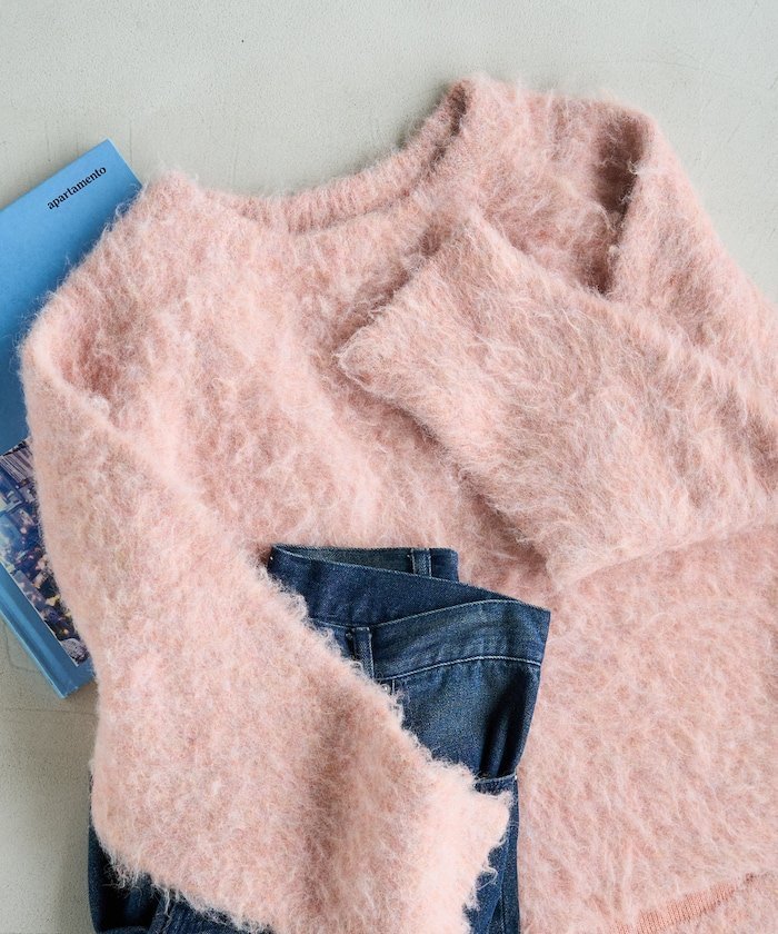 【フリークスストア/FREAK'S STORE】のミックスシャギー ラグラン ニット プルオーバー【限定展開】 25AW インテリア・キッズ・メンズ・レディースファッション・服の通販 founy(ファニー) ファッション Fashion レディースファッション Fashion for Women トップス・カットソー Cut & Sew Tops ニット Knit Tops & Sweaters カジュアルプルオーバー・ニットトップス Pullovers & Knit Tops / Casual Pullovers 2025年 2025 2025-2026秋冬・A/W Autumn/Winter 2025–26 AW25–26 冬 Winter / This Winter A/W・秋冬 Autumn/Winter ピンク|ID: prp329100004786279 ipo3291000000034842040