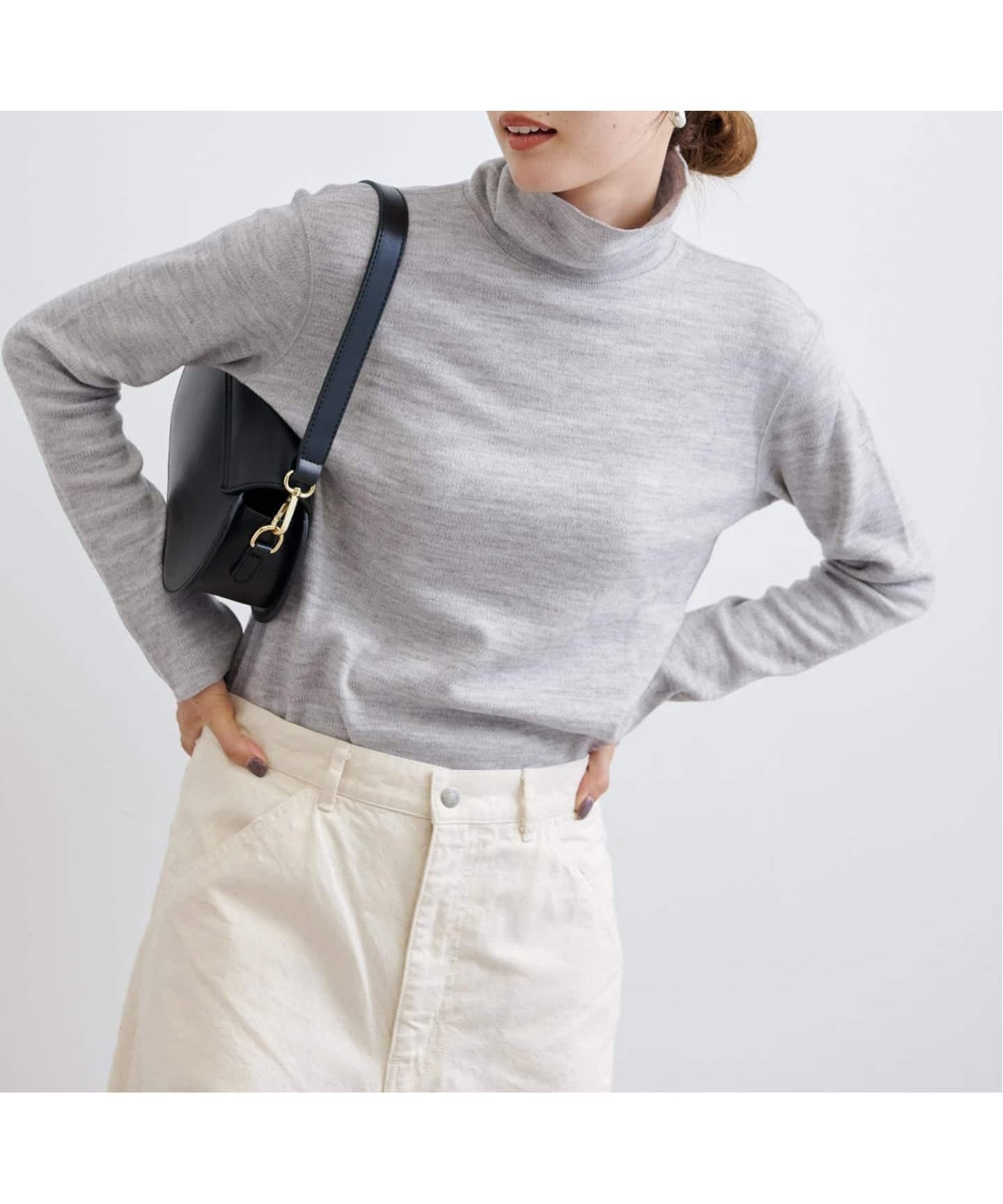 【フレームワーク/FRAMeWORK】の≪WEB限定追加≫スムースタートルネック インテリア・キッズ・メンズ・レディースファッション・服の通販 founy(ファニー) ファッション Fashion レディースファッション Fashion for Women トップス・カットソー Cut & Sew Tops タートルネック・ハイネックトップス Turtlenecks & High-Neck Tops アクリル Acrylic Material インナー Innerwear スリット Slit, Slit Detail タートルネック Turtleneck, High Neck 再入荷 Restock / Back in Stock 楽ちん Easy Fit, Comfortable グレーB|ID: prp329100004786293 ipo3291000000034884395