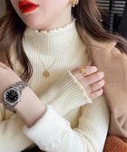 【ミニミニストア/miniministore】の裏起毛ニットトップス レディース 暖かい ライトベージュ|ID: prp329100004786301 ipo3291000000034742242