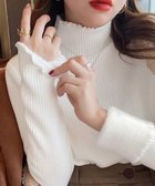 【ミニミニストア/miniministore】の裏起毛ニットトップス レディース 暖かい ホワイト|ID: prp329100004786301 ipo3291000000035027768