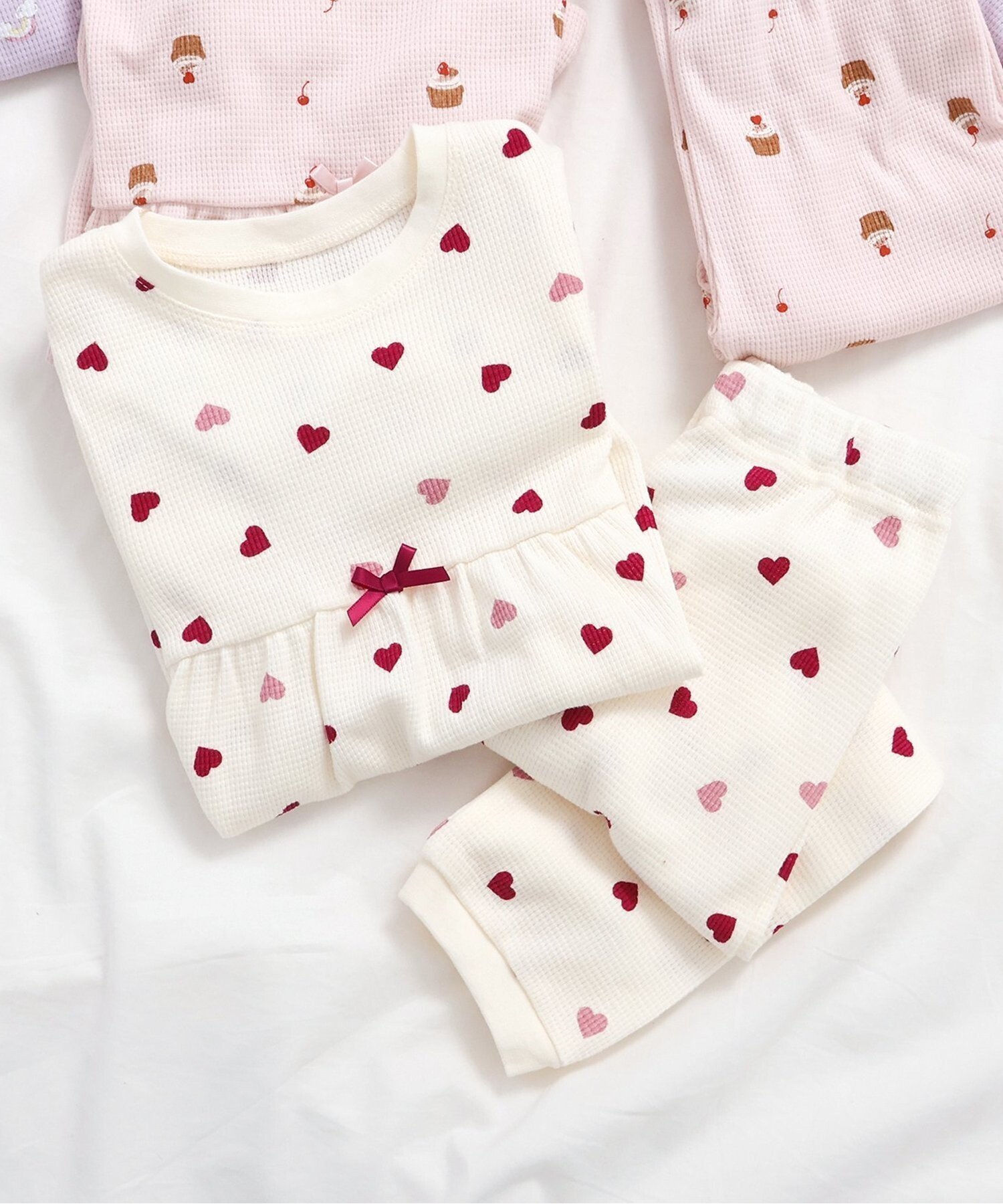 【エフオー オンラインストア/F.O.Online Store / KIDS】のGIRLSバラエティワッフルパジャマ 人気、トレンドファッション・服の通販 founy(ファニー) 　ファッション　Fashion　キッズファッション　Fashion for Kids　お家時間・ステイホーム　Stay Home / At Home　パジャマ　Pajamas, Sleepwear　 other-1|ID: prp329100004786304 ipo3291000000035562166