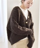 【シップス フォー ウィメン/SHIPS】のquaranciel 透かし編み Vネック コンパクト ドルマンニットカーディガン 人気、トレンドファッション・服の通販 founy(ファニー) ファッション Fashion レディースファッション Fashion for Women トップス・カットソー Cut & Sew Tops ニット Knit Tops & Sweaters カーディガン・羽織り Layered Style Cardigans Vネックトップス V-Neck Tops / V-Cut Neckline Shirts インナー Innerwear 洗える Machine Washable カットソー Cut and Sewn Top カーディガン Cardigan, Knitwear キャミソール Camisole, Spaghetti Strap Top コンパクト Compact, Small Size ショート Short, Short Length シンプル Simple, Minimal 透かし Cut-Out, Lacework デニム Denim, Jeans Material 人気 Popular, Best Seller バランス Balance, Style Balance フロント Front, Front Design ボトム Bottoms, Lower Wear レース Lace, Lace Fabric おすすめ Recommended / Our Picks エレガント 上品 Elegant 2025年 2025 2025-2026秋冬・A/W Autumn/Winter 2025–26 AW25–26 thumbnail ブラウン|ID: prp329100004786308 ipo3291000000034872873