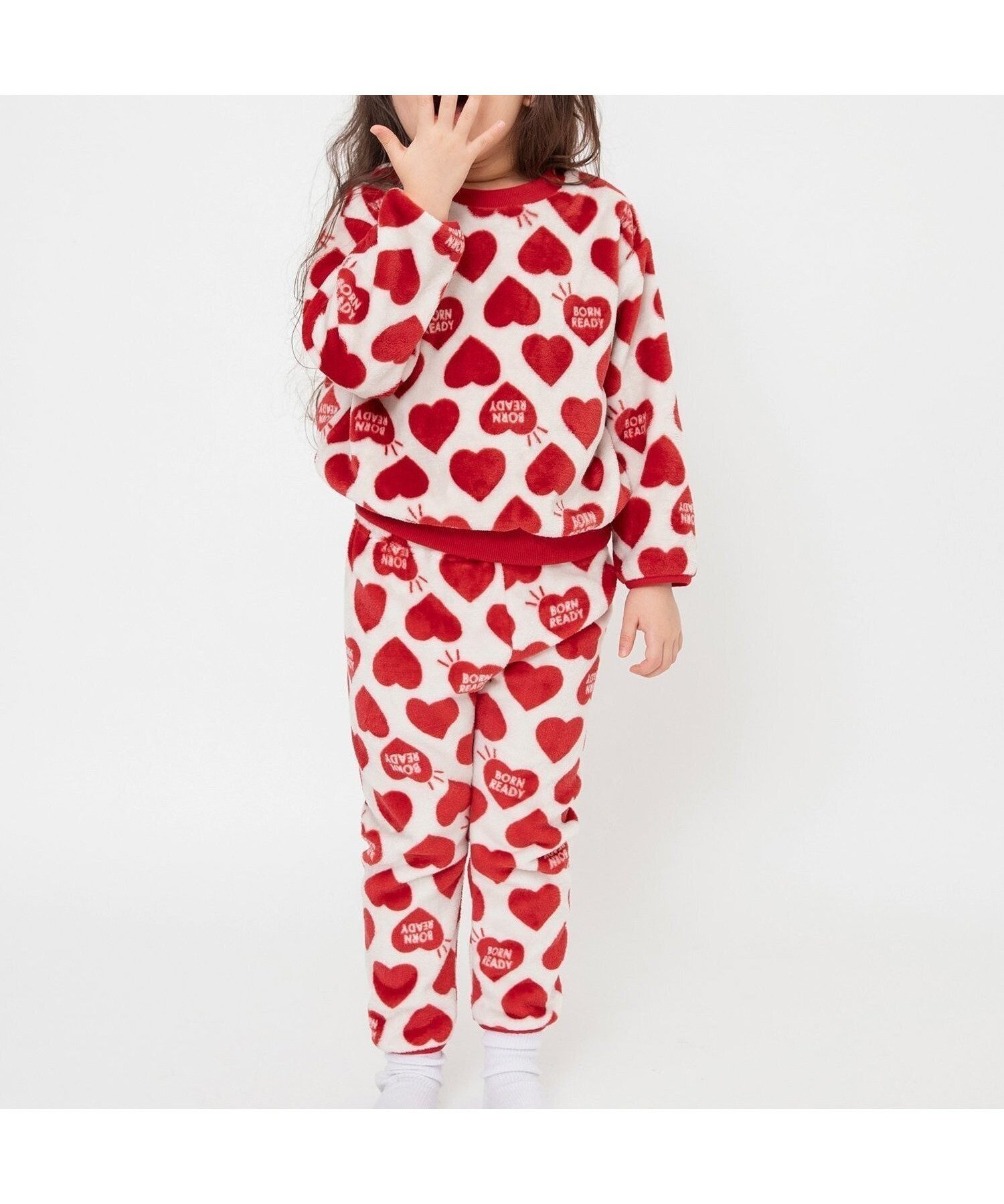 【エフオー オンラインストア/F.O.Online Store / KIDS】のWEB限定 フリースパジャマ インテリア・キッズ・メンズ・レディースファッション・服の通販 founy(ファニー) ファッション Fashion キッズファッション Fashion for Kids パジャマ Pajamas, Sleepwear 人気 Popular, Best Seller レッド|ID: prp329100004786311 ipo3291000000034774206
