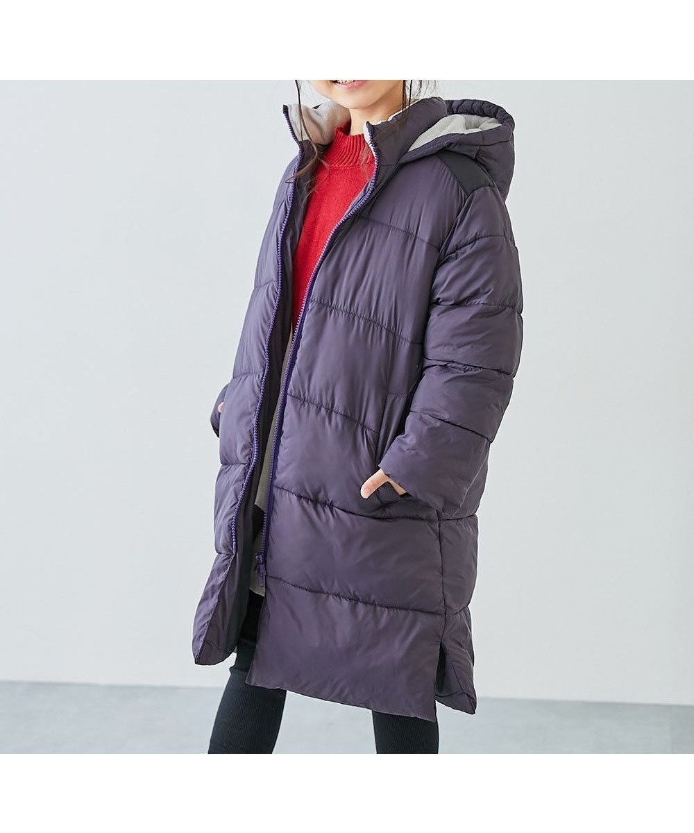 【デビロック/devirock / KIDS】の洗える ファイバーダウン あったか防風 ロングコート ダウンジャケット コート 25AW インテリア・キッズ・メンズ・レディースファッション・服の通販 founy(ファニー) ファッション Fashion キッズファッション Fashion for Kids 洗える Machine Washable ジャケット Jacket, Outerwear スポーツ Sports, Activewear タフタ Taffeta, Structured Fabric ダウン Down, Puffer ポケット Pocket, Pocket Detail ロング Long, Long-Length おすすめ Recommended / Our Picks 2025年 2025 2025-2026秋冬・A/W Autumn/Winter 2025–26 AW25–26 パープルグレー|ID: prp329100004786322 ipo3291000000034773334