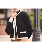 【プロポーション ボディドレッシング/PROPORTION BODY DRESSING】のハンドウォッシャブル ニュアンス釦ニットアンサンブル 25AW 人気、トレンドファッション・服の通販 founy(ファニー) ファッション Fashion レディースファッション Fashion for Women トップス・カットソー Cut & Sew Tops ニット Knit Tops & Sweaters アンサンブルニット Knit Ensembles & Twin Sets 2025年 2025 2025-2026秋冬・A/W Autumn/Winter 2025–26 AW25–26 アンサンブル Ensemble Set インナー Innerwear カーディガン Cardigan, Knitwear thumbnail ブラック×ホワイト|ID: prp329100004786334 ipo3291000000035163783