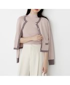【プロポーション ボディドレッシング/PROPORTION BODY DRESSING】のハンドウォッシャブル ニュアンス釦ニットアンサンブル 25AW 人気、トレンドファッション・服の通販 founy(ファニー) ファッション Fashion レディースファッション Fashion for Women トップス・カットソー Cut & Sew Tops ニット Knit Tops & Sweaters アンサンブルニット Knit Ensembles & Twin Sets 2025年 2025 2025-2026秋冬・A/W Autumn/Winter 2025–26 AW25–26 アンサンブル Ensemble Set インナー Innerwear カーディガン Cardigan, Knitwear thumbnail ピンク×チャコール|ID: prp329100004786334 ipo3291000000035163786
