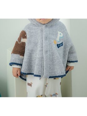 【ジェラート ピケ/gelato pique / KIDS】の【BABY】ベビモコダックスフンドジャガードポンチョ 人気、トレンドファッション・服の通販 founy(ファニー) ファッション Fashion キッズファッション Fashion for Kids |ID:prp329100004786367