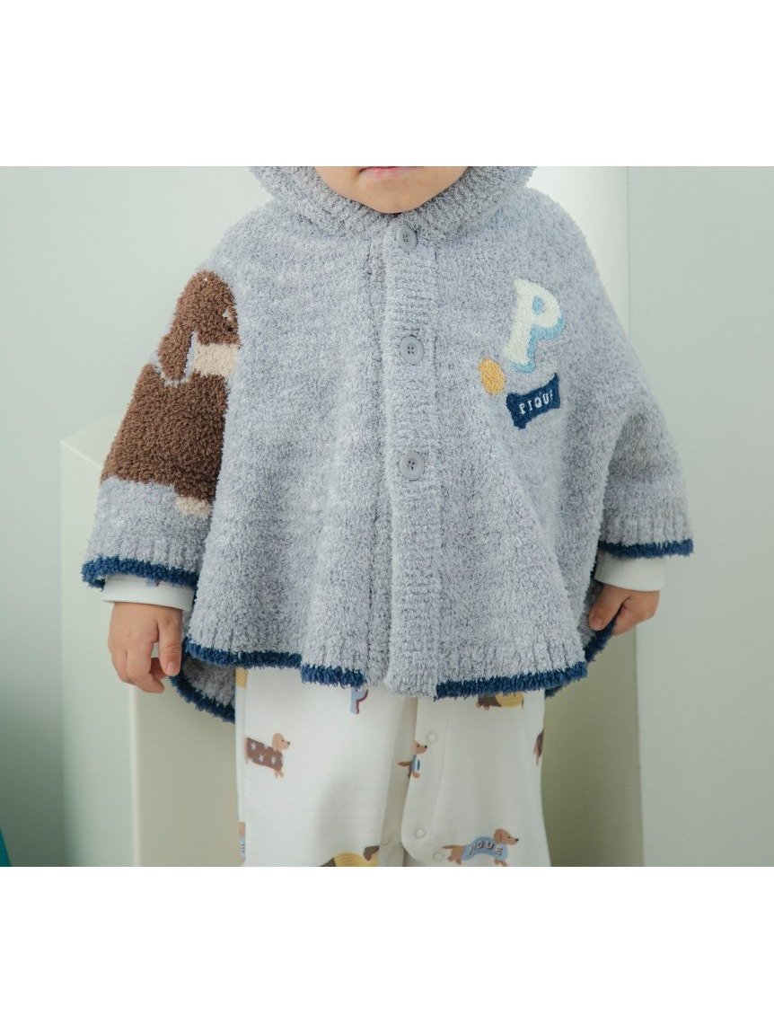 【ジェラート ピケ/gelato pique / KIDS】の【BABY】ベビモコダックスフンドジャガードポンチョ 人気、トレンドファッション・服の通販 founy(ファニー) 　ファッション　Fashion　キッズファッション　Fashion for Kids　 other-1|ID: prp329100004786367 ipo3291000000034900570