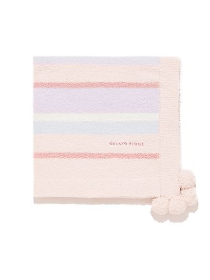 【ジェラート ピケ/gelato pique / KIDS】の【KIDS】ベビモコカラフルボーダーブランケット インテリア・キッズ・メンズ・レディースファッション・服の通販 founy(ファニー) 　ファッション　Fashion　キッズファッション　Fashion for Kids　カラフル　Colorful Design　スマート　Smart, Elegant　ブランケット　Blanket, Throw Blanket　ボーダー　Border, Stripe　ワンポイント　One Point, Statement Accent　人気　Popular, Best Seller　PNK[066]|ID: prp329100004786384 ipo3291000000034933426
