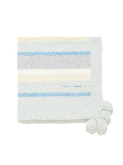 【ジェラート ピケ/gelato pique / KIDS】の【KIDS】ベビモコカラフルボーダーブランケット インテリア・キッズ・メンズ・レディースファッション・服の通販 founy(ファニー) 　ファッション　Fashion　キッズファッション　Fashion for Kids　カラフル　Colorful Design　スマート　Smart, Elegant　ブランケット　Blanket, Throw Blanket　ボーダー　Border, Stripe　ワンポイント　One Point, Statement Accent　人気　Popular, Best Seller　BLU[086]|ID: prp329100004786384 ipo3291000000034933427