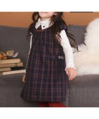 【ベベ オンライン ストア/BEBE ONLINE STORE / KIDS】の【POLO BCS(ポロ・ビーシーエス)*SLAP SLIPコラボ】【お揃い】襟付きスモッキング腰タブチェックジャンパースカート(80~130cm) 人気、トレンドファッション・服の通販 founy(ファニー) ファッション Fashion キッズファッション Fashion for Kids インナー Innerwear 秋 Autumn コラボ Collaboration, Collab スモッキング Smocking, Gathered Stitching チェック Check, Plaid, Tartan フレンチ French, French Style フロント Front, Front Design 羽織 Haori, Light Jacket A/W・秋冬 Autumn/Winter エレガント 上品 Elegant 2025年 2025 2025-2026秋冬・A/W Autumn/Winter 2025–26 AW25–26 thumbnail ネイビー系|ID: prp329100004786385 ipo3291000000034961524
