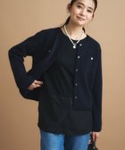【インディヴィ/INDIVI】の【コットン】シャツ切り替えカットソー 人気、トレンドファッション・服の通販 founy(ファニー) ファッション Fashion レディースファッション Fashion for Women トップス・カットソー Cut & Sew Tops シャツ・ブラウス・オフィスカジュアル Elegant Blouses & Button-Ups カットソー・ベーシックTシャツ Cut-and-Sewn Tops / Stretch Tees & Basics 春 Spring 秋 Autumn カットソー Cut and Sewn Top シルケット Silket, Silky Cotton ストレッチ Stretch, Stretchy Fabric スマート Smart, Elegant スーピマ Supima, Premium Cotton 定番 Standard, Basic Item ボトム Bottoms, Lower Wear ワイド Wide, Wide Fit 冬 Winter / This Winter thumbnail ブラック|ID: prp329100004786386 ipo3291000000035021853