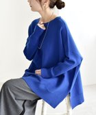 【シップス フォー ウィメン/SHIPS】のquaranciel 洗濯機可能 ボートネック ワイド ニット プルオーバー ブルー|ID: prp329100004786406 ipo3291000000034804573