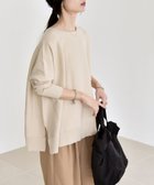 【シップス フォー ウィメン/SHIPS】のquaranciel 洗濯機可能 ボートネック ワイド ニット プルオーバー ナチュラル|ID: prp329100004786406 ipo3291000000034804575