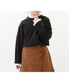 【デビロック/devirock / KIDS】の綿100% 重ね着風フリル スウェットトレーナー トレーナー トップス 25AW ブラック|ID: prp329100004786413 ipo3291000000034742689