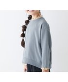 【デビロック/devirock / KIDS】の綿100% 重ね着風フリル スウェットトレーナー トレーナー トップス 25AW くすみブルー|ID: prp329100004786413 ipo3291000000034961613