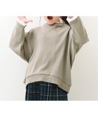 【デビロック/devirock / KIDS】の綿100% 重ね着風フリル スウェットトレーナー トレーナー トップス 25AW グレージュ|ID: prp329100004786413 ipo3291000000034961614