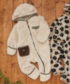 【エフオー オンラインストア/F.O.Online Store / KIDS】のファーフリースジャンプスーツ アイボリー|ID: prp329100004786431 ipo3291000000034742760