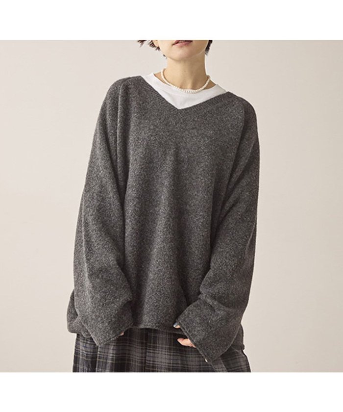 【スタディオ クリップ/studio CLIP】の7ゲージウールミックスステッチVネックニット インテリア・キッズ・メンズ・レディースファッション・服の通販 founy(ファニー) https://founy.com/ ファッション Fashion レディースファッション Fashion for Women トップス・カットソー Cut & Sew Tops ニット Knit Tops & Sweaters Vネックトップス V-Neck Tops / V-Cut Neckline Shirts おすすめ Recommended / Our Picks インナー Innerwear シンプル Simple, Minimal ストレート Straight, Straight Cut タートル Turtleneck, Turtle Collar ビッグ Big, Oversized |ID: prp329100004786444 ipo3291000000034786049