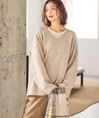 【スタディオ クリップ/studio CLIP】の7ゲージウールミックスステッチVネックニット ライトベージュ56|ID: prp329100004786444 ipo3291000000034786059