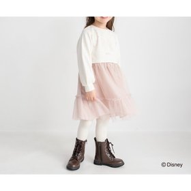 【ブランシェス/branshes / KIDS】の【DisneyCollection/ディズニーコレクション】裏起毛チュールドッキングワンピース 人気、トレンドファッション・服の通販 founy(ファニー) ファッション Fashion キッズファッション Fashion for Kids ワンピース Dresses キャラクター Character, Licensed Characters コレクション Collection, Seasonal Line トレーナー Sweatshirt, Trainer ドッキング Docking, Mixed Material ポケット Pocket, Pocket Detail 人気 Popular, Best Seller |ID:prp329100004786446