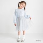 【ブランシェス/branshes / KIDS】の【DisneyCollection/ディズニーコレクション】裏起毛チュールドッキングワンピース 人気、トレンドファッション・服の通販 founy(ファニー) ファッション Fashion キッズファッション Fashion for Kids ワンピース Dresses キャラクター Character, Licensed Characters コレクション Collection, Seasonal Line トレーナー Sweatshirt, Trainer ドッキング Docking, Mixed Material ポケット Pocket, Pocket Detail 人気 Popular, Best Seller thumbnail サックス|ID: prp329100004786446 ipo3291000000034961005