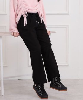 【ピンク ラテ/PINK-latte / KIDS】の裏起毛イージーロングパンツ 人気、トレンドファッション・服の通販 founy(ファニー) ファッション Fashion キッズファッション Fashion for Kids ボトムス Bottoms おすすめ Recommended / Our Picks ガーリー Girly, Feminine Style スマート Smart, Elegant トレーナー Sweatshirt, Trainer ポケット Pocket, Pocket Detail 再入荷 Restock / Back in Stock 楽ちん Easy Fit, Comfortable |ID:prp329100004786449