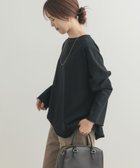 【アーバンリサーチ ドアーズ/URBAN RESEARCH DOORS】のニュアンスルーズプルオーバー ブラック|ID: prp329100004786461 ipo3291000000034779986