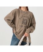 【ベイフロー/BAYFLOW】のヴィンテージ感のある風合い ピグメントロゴロンT モカ59|ID: prp329100004786523 ipo3291000000034769597