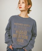 【ベイフロー/BAYFLOW】のヴィンテージ感のある風合い ピグメントロゴロンT ネイビー88|ID: prp329100004786523 ipo3291000000034769604