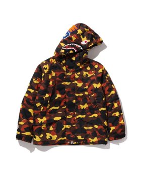 【アベイシングエイプ/A BATHING APE / MEN】の1ST CAMO SHARK SNOWBOARD JACKET 人気、トレンドファッション・服の通販 founy(ファニー) ファッション Fashion メンズファッション Fashion for Men ジャケット Jacket, Outerwear タフタ Taffeta, Structured Fabric フロント Front, Front Design モチーフ Motif, Design Theme |ID:prp329100004786534