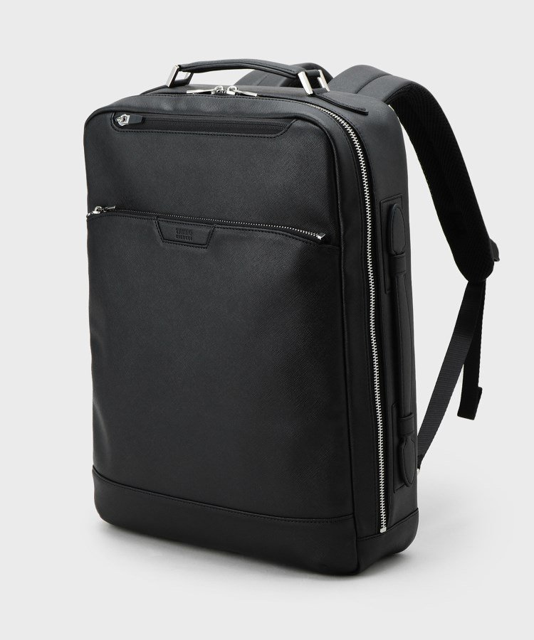 【タケオキクチ/TAKEO KIKUCHI / MEN】の【2WAY】薄マチ ビジネス バックパック インテリア・キッズ・メンズ・レディースファッション・服の通販 founy(ファニー) 　ファッション　Fashion　メンズファッション　Fashion for Men　ショルダー　Shoulder, Shoulder Strap　ジャケット　Jacket, Outerwear　スマート　Smart, Elegant　スーツ　Suit, Formalwear　人気　Popular, Best Seller　ポケット　Pocket, Pocket Detail　メッシュ　Mesh, Net Fabric　リュック　Backpack, Rucksack　ギフト プレゼント　Gift / Present　ビジネス 仕事 通勤　Business / Work / Commuting　ブラック|ID: prp329100004786565 ipo3291000000034743293