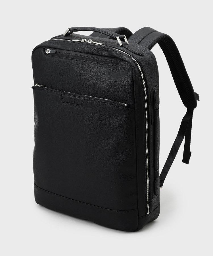 【タケオキクチ/TAKEO KIKUCHI / MEN】の【2WAY】薄マチ ビジネス バックパック インテリア・キッズ・メンズ・レディースファッション・服の通販 founy(ファニー) 　ファッション　Fashion　メンズファッション　Fashion for Men　ショルダー　Shoulder, Shoulder Strap　ジャケット　Jacket, Outerwear　スマート　Smart, Elegant　スーツ　Suit, Formalwear　人気　Popular, Best Seller　ポケット　Pocket, Pocket Detail　メッシュ　Mesh, Net Fabric　リュック　Backpack, Rucksack　ギフト プレゼント　Gift / Present　ビジネス 仕事 通勤　Business / Work / Commuting　ブラック|ID: prp329100004786565 ipo3291000000034743295