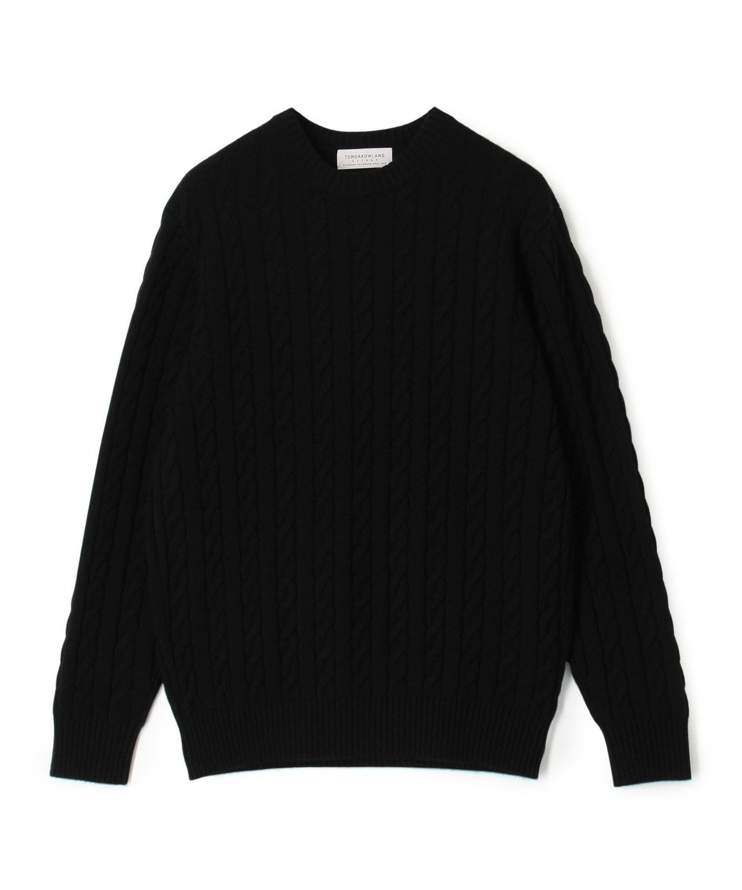【トゥモローランド/TOMORROWLAND / MEN】のTOMORROWLAND tricot スーパーファインラムウール ケーブルニット インテリア・キッズ・メンズ・レディースファッション・服の通販 founy(ファニー) 　ファッション　Fashion　メンズファッション　Fashion for Men　2025年　2025　2025-2026秋冬・A/W　Autumn/Winter 2025–26 AW25–26　ミドル　Middle Length, Mid Height　19 ブラック|ID: prp329100004786591 ipo3291000000034743396
