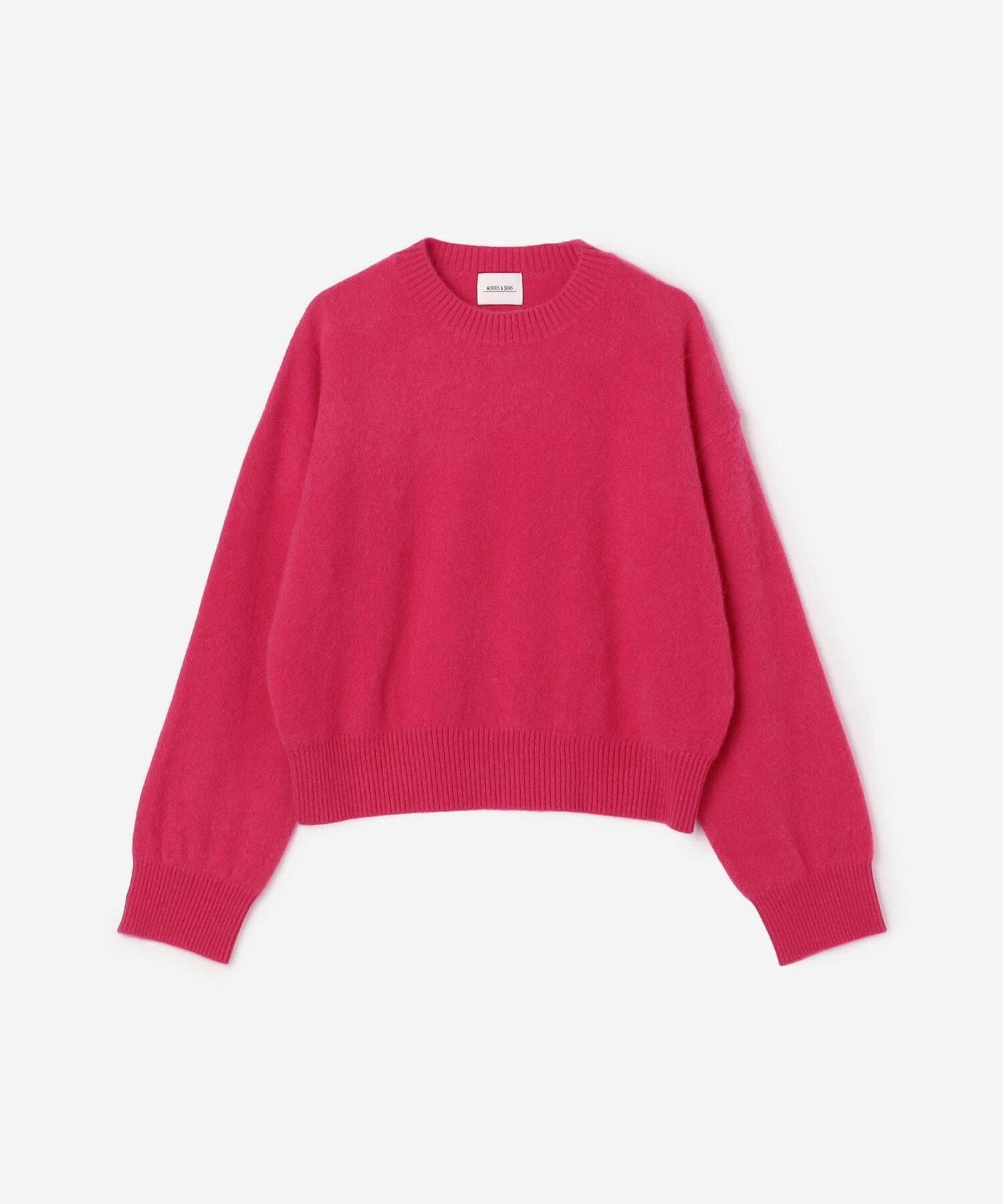 【ビショップ/Bshop】のカシミヤ クルーネックニット WOMEN インテリア・キッズ・メンズ・レディースファッション・服の通販 founy(ファニー) 　ファッション　Fashion　レディースファッション　Fashion for Women　トップス・カットソー　Cut & Sew Tops　ニット　Knit Tops & Sweaters　ショルダー　Shoulder, Shoulder Strap　テクスチャー　Texture, Textured Fabric　ドロップ　Drop Shoulder, Dropped Style　PINK|ID: prp329100004786613 ipo3291000000035082255