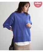 【イッカ/ikka】の【雑誌InRed12月号掲載】コットンミックスバックスリットニット【親子コーデ】 ブルー|ID: prp329100004786649 ipo3291000000034743641