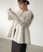 【アンドミー/andme】のノーカラー ペプラム ファー ベスト 人気、トレンドファッション・服の通販 founy(ファニー) ファッション Fashion レディースファッション Fashion for Women アウター Coat / Outerwear Collection トップス・カットソー Cut & Sew Tops ベスト&ジレ / 重ね着スタイル Vests & Gilets カットソー Cut and Sewn Top シンプル Simple, Minimal フェイクファー Faux Fur, Imitation Fur フロント Front, Front Design ベスト Vest, Waistcoat ペプラム Peplum, Flared Hem エレガント 上品 Elegant thumbnail アイボリー|ID: prp329100004786653 ipo3291000000034870418