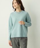 【エーシーデザインバイアルファキュービック/A/C DESIGN BY ALPHACUBIC】のウールカシミヤプルオーバー 人気、トレンドファッション・服の通販 founy(ファニー) ファッション Fashion レディースファッション Fashion for Women トップス・カットソー Cut & Sew Tops カジュアルプルオーバー・ニットトップス Pullovers & Knit Tops / Casual Pullovers エレガント 上品 Elegant A/W・秋冬 Autumn/Winter thumbnail グリーン|ID: prp329100004786656 ipo3291000000034793316