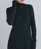【エイチオーヴィー/H O V】のkiehtova/SHEER LONG TURTLE TOPS /シアー トップス 長袖 ハイネック black|ID: prp329100004786664 ipo3291000000035016989