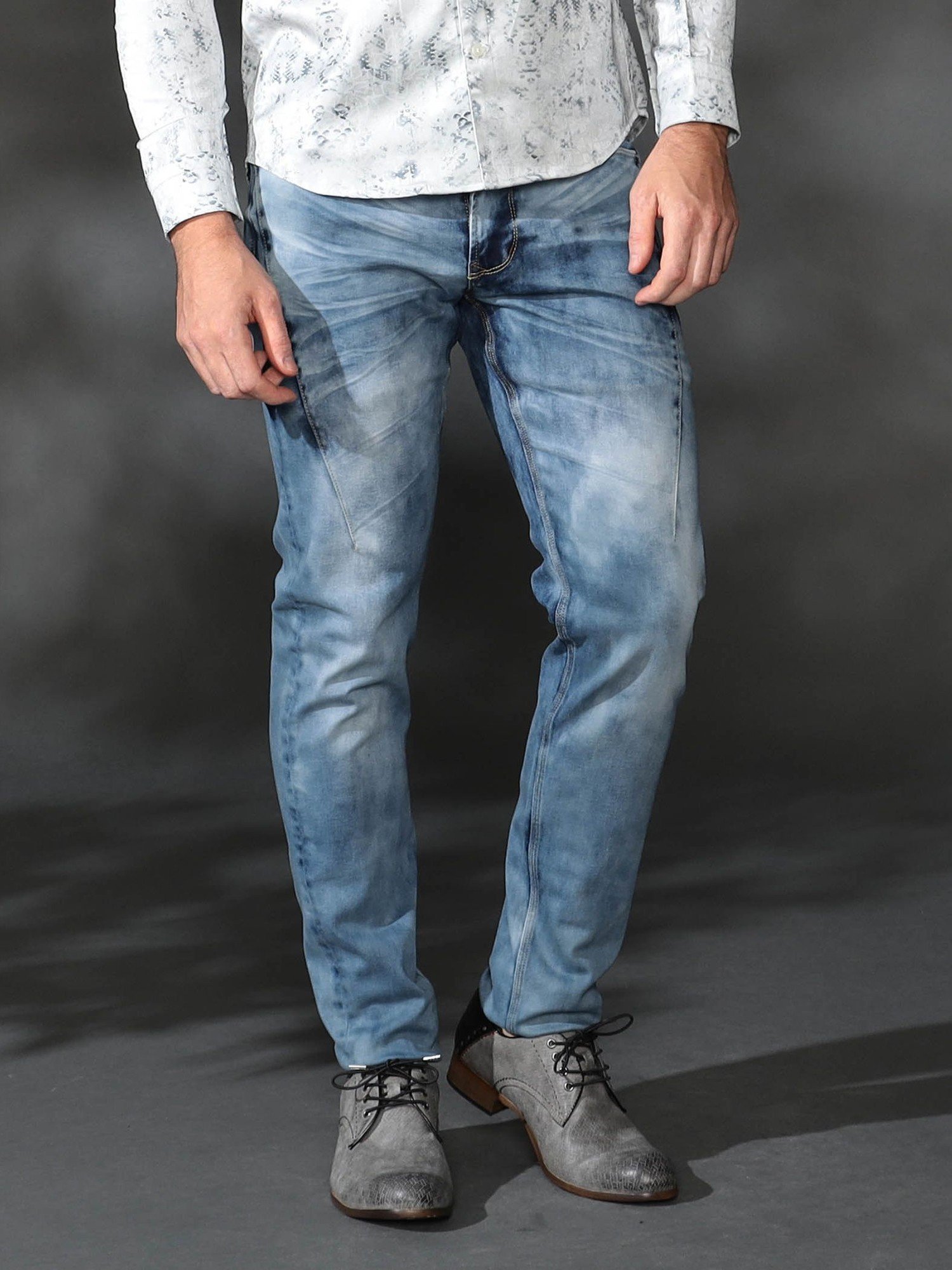 【ニコル/NICOLE / MEN】のハイパワーストレッチデニムパンツ インテリア・キッズ・メンズ・レディースファッション・服の通販 founy(ファニー) ファッション Fashion メンズファッション Fashion for Men ボトムス Bottoms デニムパンツ・ジーンズ Denim Pants インディゴ Indigo Denim シンプル Simple, Minimal ストレッチ Stretch, Stretchy Fabric スマート Smart, Elegant デニム Denim, Jeans Material ポケット Pocket, Pocket Detail ユーズド Used, Vintage-Look 60ブルー|ID: prp329100004786672 ipo3291000000034743725