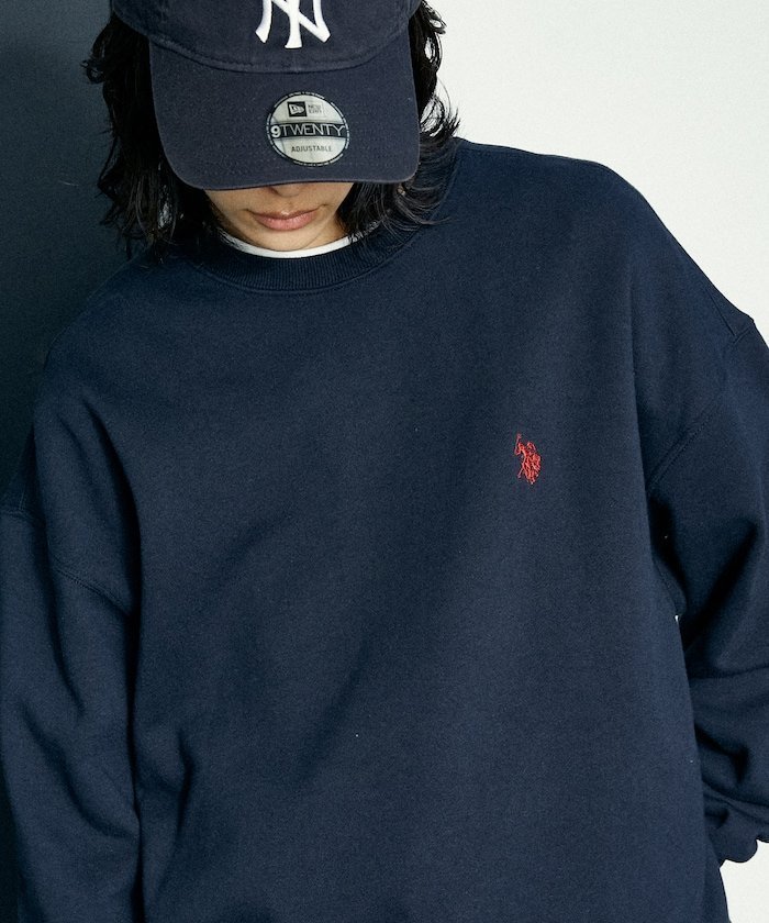 【フリークスストア/FREAK'S STORE】の別注 CREW NECK SWEAT/クルーネック裏起毛スウェット 25AW インテリア・キッズ・メンズ・レディースファッション・服の通販 founy(ファニー) 　ファッション　Fashion　メンズファッション　Fashion for Men　2025年　2025　2025-2026秋冬・A/W　Autumn/Winter 2025–26 AW25–26　冬　Winter / This Winter　シンプル　Simple, Minimal　スウェット / スエット　Sweatshirt, Sweatwear　トレンド　Trend, Trending Now　リラックス　Relax, Relaxed Fit　ワンポイント　One Point, Statement Accent　別注　Limited Edition, Custom Order　A/W・秋冬　Autumn/Winter　ネイビー|ID: prp329100004786688 ipo3291000000034901702
