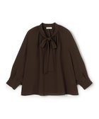 【トゥモローランド/TOMORROWLAND】のシアートロピカル ボウタイブラウス 人気、トレンドファッション・服の通販 founy(ファニー) ファッション Fashion レディースファッション Fashion for Women トップス・カットソー Cut & Sew Tops シャツ・ブラウス・オフィスカジュアル Elegant Blouses & Button-Ups インナー Innerwear ギャザー Gathered, Ruffled スリーブ Sleeve, Long Sleeve / Short Sleeve ツイスト Tweed, Tweed Fabric フェミニン Feminine, Girly 吸水 Absorbent, Quick-Dry thumbnail 49 ブラウン|ID: prp329100004786701 ipo3291000000035143735