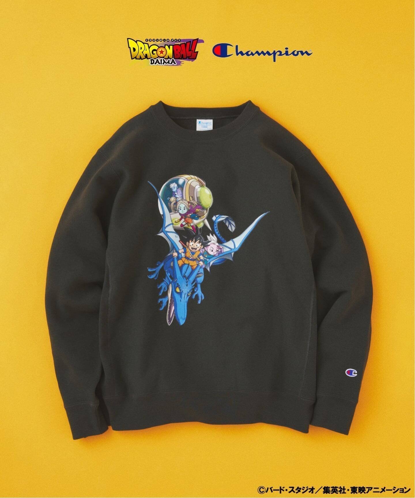 【ジャーナルスタンダード/JOURNAL STANDARD / MEN】の『ドラゴンボールDAIMA』CHAMPION / チャンピオン for JS プリントスウェット インテリア・キッズ・メンズ・レディースファッション・服の通販 founy(ファニー) 　ファッション　Fashion　メンズファッション　Fashion for Men　キャラクター　Character, Licensed Characters　コレクション　Collection, Seasonal Line　スタンダード　Standard, Basic　スペシャル　Special, Limited Edition　スポーツ　Sports, Activewear　ニューヨーク　New York, NYC Style　別注　Limited Edition, Custom Order　リラックス　Relax, Relaxed Fit　ブラック|ID: prp329100004786704 ipo3291000000034743832