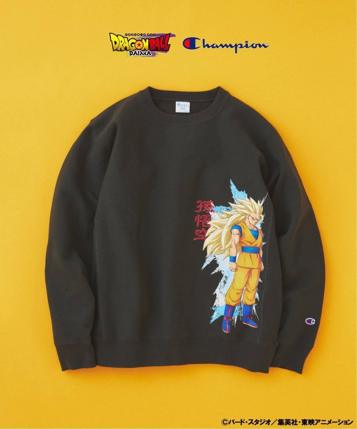 【ジャーナルスタンダード/JOURNAL STANDARD / MEN】の『ドラゴンボールDAIMA』CHAMPION / チャンピオン for JS プリントスウェット インテリア・キッズ・メンズ・レディースファッション・服の通販 founy(ファニー) 　ファッション　Fashion　メンズファッション　Fashion for Men　キャラクター　Character, Licensed Characters　コレクション　Collection, Seasonal Line　スタンダード　Standard, Basic　スペシャル　Special, Limited Edition　スポーツ　Sports, Activewear　ニューヨーク　New York, NYC Style　別注　Limited Edition, Custom Order　リラックス　Relax, Relaxed Fit　ブラック A|ID: prp329100004786704 ipo3291000000034743834