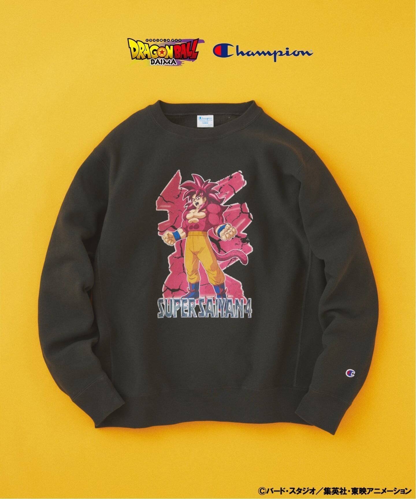 【ジャーナルスタンダード/JOURNAL STANDARD / MEN】の『ドラゴンボールDAIMA』CHAMPION / チャンピオン for JS プリントスウェット インテリア・キッズ・メンズ・レディースファッション・服の通販 founy(ファニー) 　ファッション　Fashion　メンズファッション　Fashion for Men　キャラクター　Character, Licensed Characters　コレクション　Collection, Seasonal Line　スタンダード　Standard, Basic　スペシャル　Special, Limited Edition　スポーツ　Sports, Activewear　ニューヨーク　New York, NYC Style　別注　Limited Edition, Custom Order　リラックス　Relax, Relaxed Fit　ブラック B|ID: prp329100004786704 ipo3291000000034743836