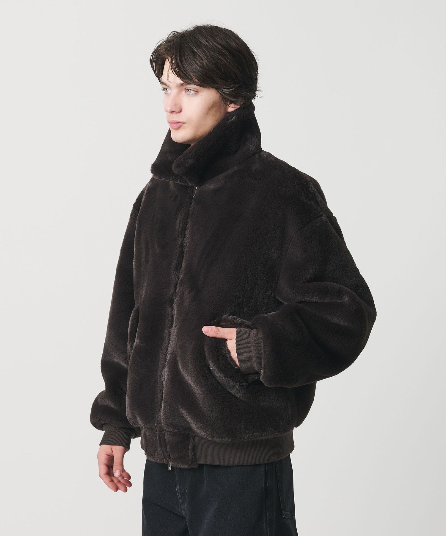 【ビューティ&ユース ユナイテッドアローズ/BEAUTY&YOUTH / UNITED ARROWS / MEN】のファーライク ミリタリー ブルゾン 人気、トレンドファッション・服の通販 founy(ファニー) 　ファッション　Fashion　メンズファッション　Fashion for Men　インナー　Innerwear　カーゴパンツ　Cargo Pants, Utility Pants　スウェット / スエット　Sweatshirt, Sweatwear　スラックス　Slacks, Dress Pants　デニム　Denim, Jeans Material　バランス　Balance, Style Balance　フィット　Fit, Slim Fit　ブルゾン　Blouson, Bomber Jacket　ミックス　Mix, Mixed Style　ミリタリー　Military, Army Style　リラックス　Relax, Relaxed Fit　A/W・秋冬　Autumn/Winter　おすすめ　Recommended / Our Picks　エレガント 上品　Elegant　 other-1|ID: prp329100004786709 ipo3291000000035068981