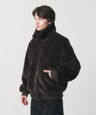 【ビューティ&ユース ユナイテッドアローズ/BEAUTY&YOUTH / UNITED ARROWS / MEN】のファーライク ミリタリー ブルゾン DK.BROWN|ID: prp329100004786709 ipo3291000000035068984