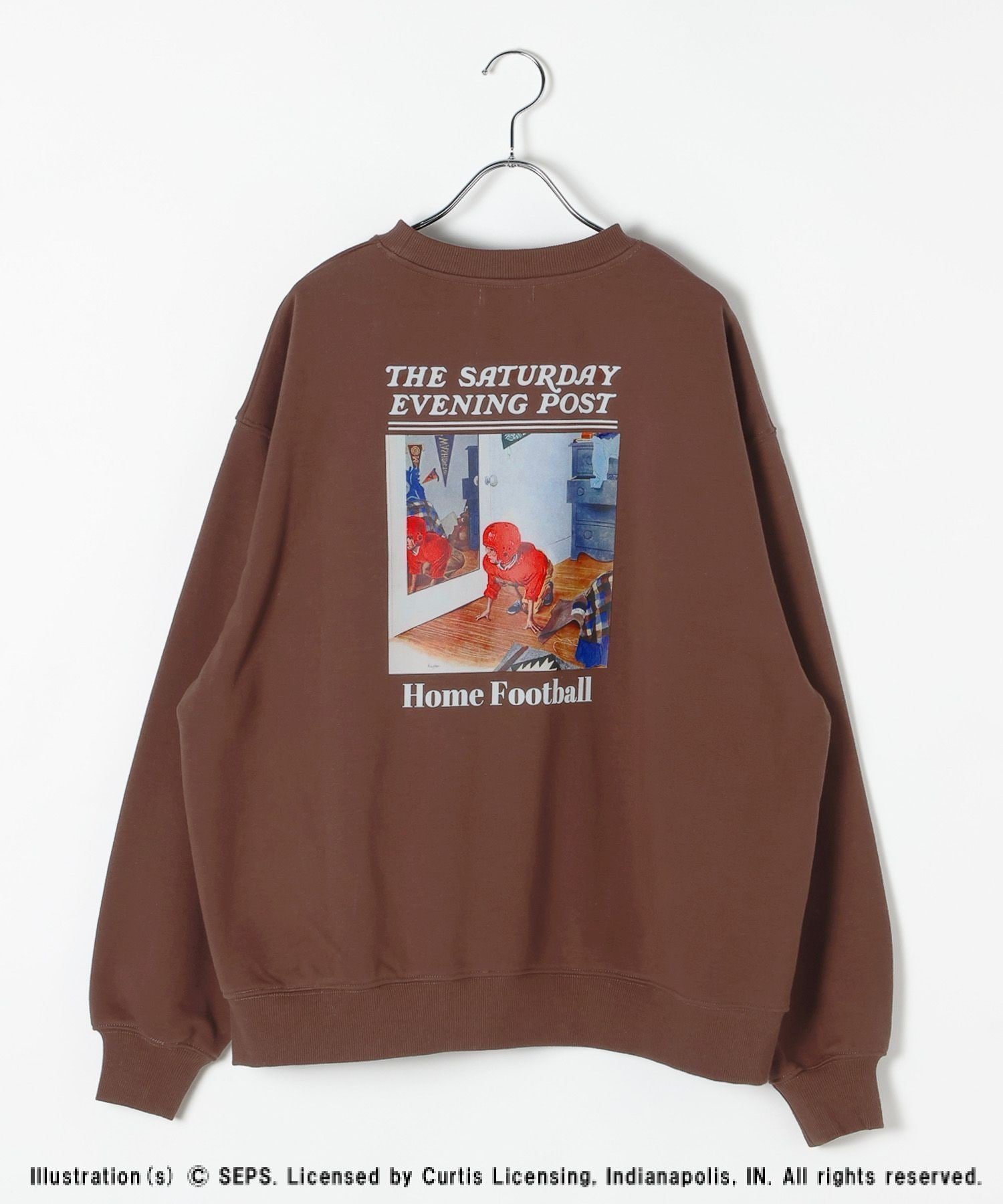 【レプシィム ローリーズファーム/LEPSIM LOWRYS FARM】の【The Saturday Evening Post】アソートスウェット インテリア・キッズ・メンズ・レディースファッション・服の通販 founy(ファニー) ファッション Fashion レディースファッション Fashion for Women トップス・カットソー Cut & Sew Tops レディースパーカー・カジュアルフーディー Casual Hoodies & Sweatshirts スウェット・クルーネックトップス Sweatshirts & Crewnecks / Relaxed Fit Sweat Tops おすすめ Recommended / Our Picks グラフィック Graphic, Graphic Design スウェット / スエット Sweatshirt, Sweatwear デニム Denim, Jeans Material フロント Front, Front Design プリント Print, Printed Pattern 人気 Popular, Best Seller 犬 Dog 雑誌 Magazine, Fashion Magazine ブラウン58|ID: prp329100004786713 ipo3291000000034929704