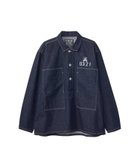 【ヒステリックグラマー/HYSTERIC GLAMOUR / MEN】のHYSTERIC 0321 デニムプルオーバーシャツ 人気、トレンドファッション・服の通販 founy(ファニー) ファッション Fashion メンズファッション Fashion for Men トップス・カットソー Cut & Sew Tops メンズシャツ Shirts フロント Front, Front Design プリント Print, Printed Pattern ポケット Pocket, Pocket Detail ミリタリー Military, Army Style メタル Metal, Metal Parts モチーフ Motif, Design Theme ヴィンテージ Vintage Style thumbnail Dインディゴ|ID: prp329100004786715 ipo3291000000034743879